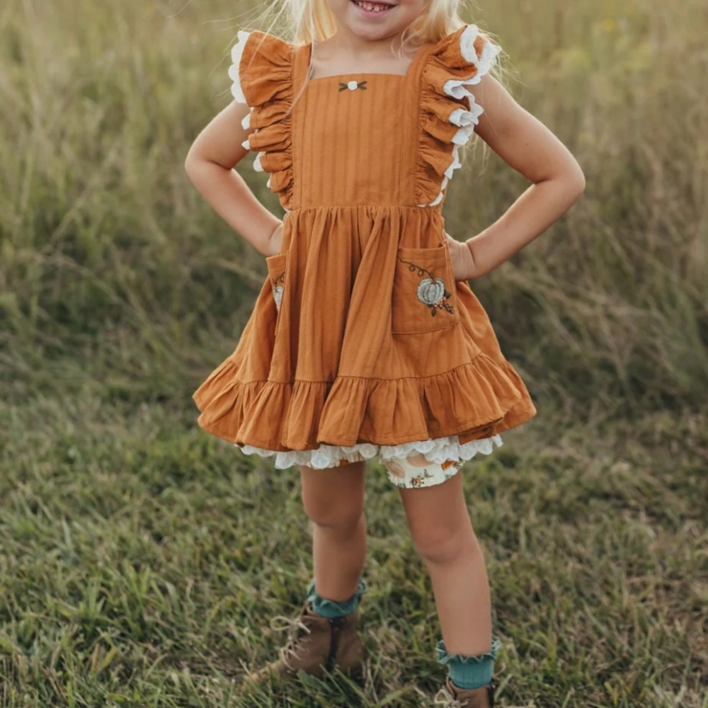 Love + Grow girl’s tunic dress set size 7Y EUC - Picture 2 of 11